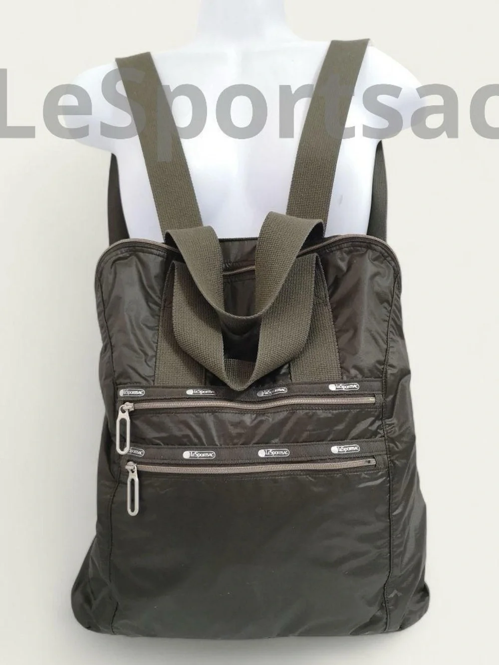 Lesportsac essential ER commuter mini backpack olive green